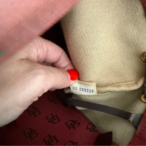 Dooney & Bourke Canvas and Leather Tote Bag - Picture 8 of 8